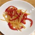 水色ぴーなっつ's cooksnap of when they made 簡単旨い♡シャキシャキポテト&パプリカ.