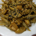 えいとさん's cooksnap of when they made 牛蒡と豚肉の柚子胡椒炒め.