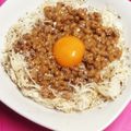 ＊にょにょん＊'s cooksnap of when they made *ランチにも♪カルボナーラ風納豆素麺*.