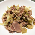 nyaoppi's cooksnap of when they made 砂肝とザーサイのネギ炒め.