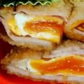 クックK9PGZ0☆'s cooksnap of when they made 半熟目玉焼きinハムカツ◎.
