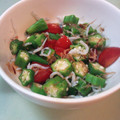 さやたーん's cooksnap of when they made 簡単！オクラとトマトとじゃこのおひたし！.