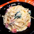 まきちん♪'s cooksnap of when they made 簡単☆15分☆濃厚カルボナーラ.