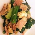 きららんらん☆'s cooksnap of when they made 小松菜のめんつゆバター炒め.