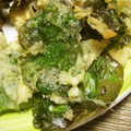 時花菜's cooksnap of when they made つるむらさきのかき揚げ♪.