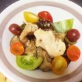 北ちひろ's cooksnap of when they made 茄子と鶏胸肉のマリネ♪.