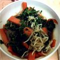 ばーにんぐ's cooksnap of when they made ほうれん草･人参･もやしのナムル.