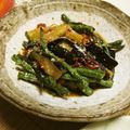 時花菜's cooksnap of when they made なすとインゲンの中華☆揚げびたし.