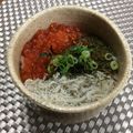 クック成くん's cooksnap of when they made しらすいくら丼.