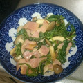 m8u8's cooksnap of when they made ほうれん草のソテー☆オイマヨのみ！.