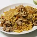 亜矢佳's cooksnap of when they made 超絶簡単！豚肉キノコの和風パスタ！！.