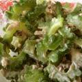お願いひつじ's cooksnap of when they made ゴーヤの梅マヨ和え.