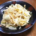 YUKIKI☆'s cooksnap of when they made モヤシきゅうり茹で卵の塩麹胡麻和え☆.