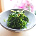 あっぷるカモミール's cooksnap of when they made レンジで簡単♪ニラのアジアンおひたし.