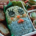 ちきぞう's cooksnap of when they made 大人向けキャラ弁！？ふなっしーおにぎり.