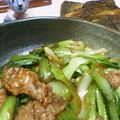ごま和菓子's cooksnap of when they made 豚肉とチンゲンサイのオイスターソース炒め.