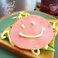 マイポ☆'s cooksnap of when they made 朝食に★☆簡単★☆ハムきゅうりトースト.