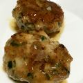 ニョロミン's cooksnap of when they made 鶏つくねの和風あん大葉風味.