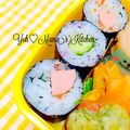 YUH♡ママ's cooksnap of when they made お弁当に✿ふりかけ細巻き☆きゅうり入り.