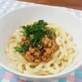 麻's cooksnap of when they made 簡単♡まろやか納豆うどん.