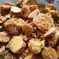 ｷｮﾛﾏﾏちゃん's cooksnap of when they made さつまいもの黒糖かりんとうチップス.