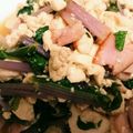 fukfuk☆'s cooksnap of when they made 水菜の炒り豆腐.