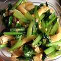 Mっしぃ's cooksnap of when they made お弁当にも！油揚げと小松菜の炒め物.