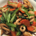 南国好き's cooksnap of when they made あと一品♡ほうれん草×チクワ簡単炒め.