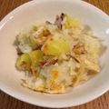 oimoim's cooksnap of when they made 薩摩芋とお野菜たっぷり白だし中華風おこわ.