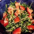 クックAY220G☆'s cooksnap of when they made ルッコラの梅サラダ♪.