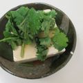 Jaye's cooksnap of when they made パクチーの冷や奴.