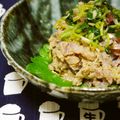 yoco152's cooksnap of when they made ゴマ味噌だれで食べる鯵のたたき.