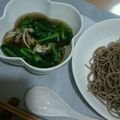 はちみつ223's cooksnap of when they made 鶏そばつけ麺風☆栄養士ママ.