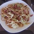 mimiko10's cooksnap of when they made 野菜たっぷり♪簡単洋風焼きうどん.
