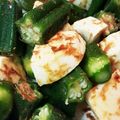 MEGちゃむ's cooksnap of when they made モッツアレラチーズとオクラのおかか和え.