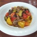 あこぅ's cooksnap of when they made ビタミンたっぷり☆ナストマト・牛肉炒め.