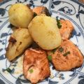 ninnamee's cooksnap of when they made 秋鮭のじゃが照り焼き.