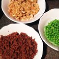 mmiinnaa's cooksnap of when they made 甘辛が大人気！豚そぼろの三色そぼろ丼.