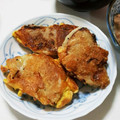 かちかちともへ's cooksnap of when they made 大根と挽き肉☆簡単ピカタ風☆挟み焼き.