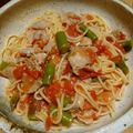 ナーちゃん's cooksnap of when they made 豚バラと☆トマトクリームパスタ.