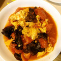 カンレンパパ's cooksnap of when they made 黒きくらげとトマトと卵の中華炒め.