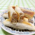 赤い電話's cooksnap of when they made 豚ひき肉とナッツの春巻き.