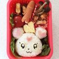 ゴマだいふく☆'s cooksnap of when they made ジュエルペット♪ラブラ＊キャラ弁.
