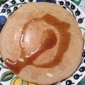kawo982's cooksnap of when they made もちもち♪きな粉のパンケーキ.