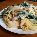fotenan's cooksnap of when they made 生クリーム無しで濃厚☆クリームパスタ.