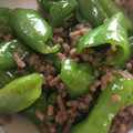 mic0711's cooksnap of when they made 簡単！獅子唐と挽肉の甘辛すき焼き.