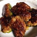 ぷるワン's cooksnap of when they made ピーマンの肉詰め❤甘照りソース.
