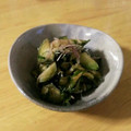 なかみゆ♪'s cooksnap of when they made 居酒屋気分♪なすとみょうがのわさび和え.