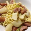 にのみぃちゃん's cooksnap of when they made カブとウィンナーのクリームパスタ.