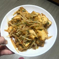 ひーたんせんせ's cooksnap of when they made 節約、もやしと厚揚げの豆板醤炒め.